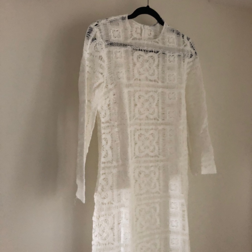 Crochet midi dress - Picture 2 of 6